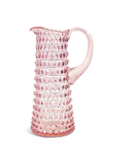 Klimchi Tall Hobnail Jug In Rosaline