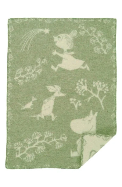 Klippan Kids' Moomin Winterland Brushed Wool Blanket