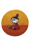 Klippan Little My Handmade Wool Felted Pot Mat In Multi
