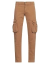 Klixs Man Pants Camel Size 28 Cotton, Elastane In Beige