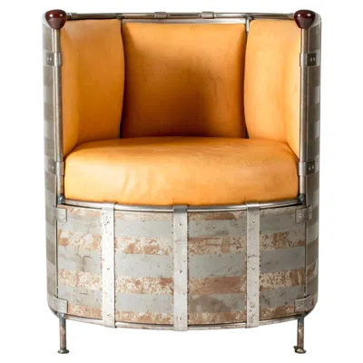 Pre-owned Källemo Post-modernist "moose Skin Lounge Chair", Mats Theselius, , Sweden, 1991 In Brown