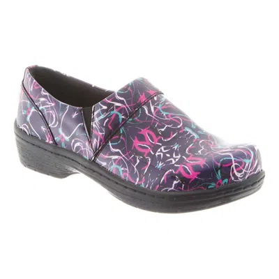 Klogs Footwear Women's Mission Clog In Scribble Patent In Multi