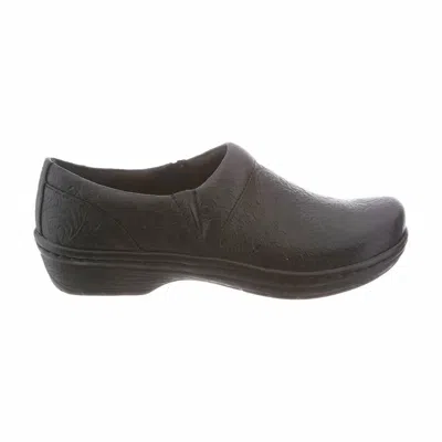 Klogs Footwear Women's Mission Shoe In Black Tooled In Gray