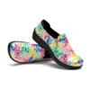 Klogs Footwear Women's Moxy Leather Nursing Clogs In Tie Die Cheeta Patent 3169-0657