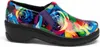 Klogs Footwear Women's Naples Clog In Neon Rose Patent In Multi