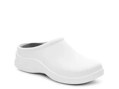 Klogs Wide Width Dusty Work Clog In White