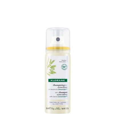Klorane Extra-gentle Dry Shampoo For All Hair Types With Oat And Ceramide 50ml In White