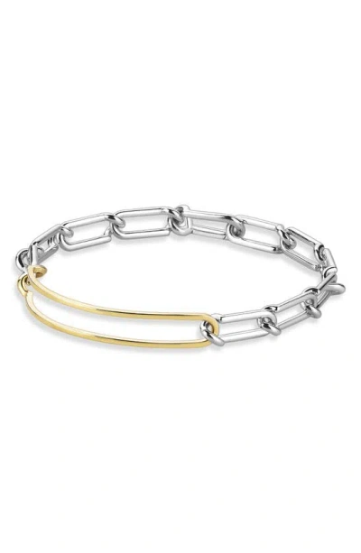 Kloto Journey Link Bracelet In Silver/ Gold