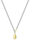 Kloto Mass Pendant Necklace In Silver/gold