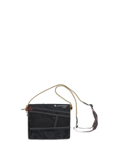 Klättermusen Algir Foldover Crossbody Bag In Black
