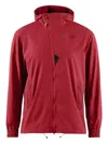 Klättermusen Bestla Zip-front Hooded Jacket In Red
