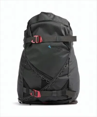 Klättermusen Black Backpack With Adjustable Straps In White