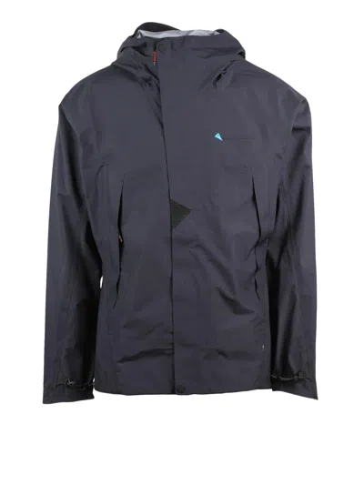 Klättermusen Black Water-resistant Polyamide Windbreaker Jacket