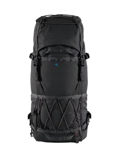 Klättermusen Durable Multi-compartment Klattermusen Backpack In Black
