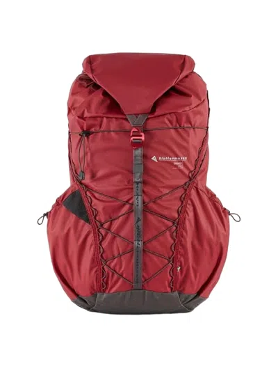 Klättermusen Durable Red Klattermusen Backpack With Functional Design