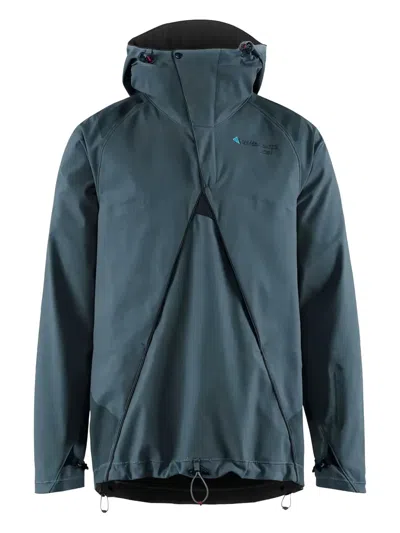 Klättermusen Embroidered-logo Jacket In Blue