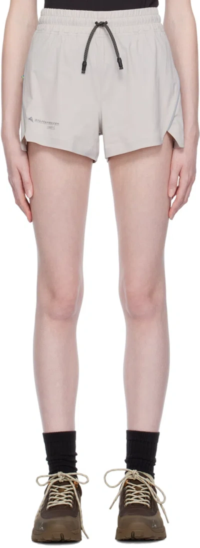 Klättermusen Gray Laufey Shorts In Ash Rose