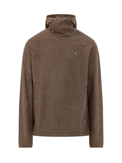 Klättermusen Klattermusen Gimle Hoodie In Slate Brown