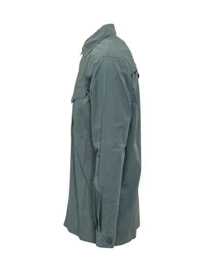 Klättermusen Klattermusen Long Sleeve Utility Shirt With Pockets In Thistle Blue