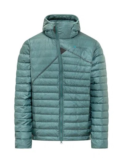 Klättermusen Klattermusen Lopt Hooded Down Jacket In Dark Mineral Blue
