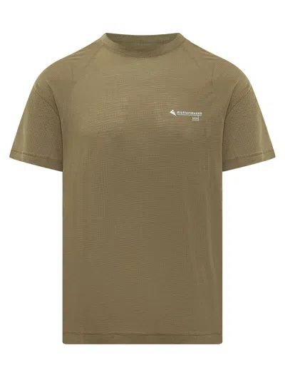 Klättermusen Klattermusen Sustainable T-shirt With Logo In Olive