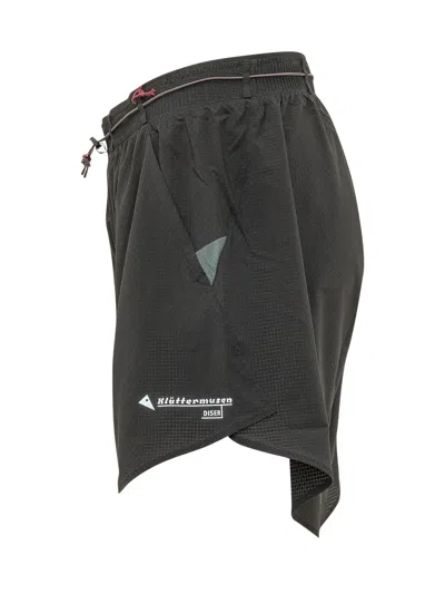 Klättermusen Klattermusen Technical Mini Shorts With Elastic Waist And Drawstring In Black