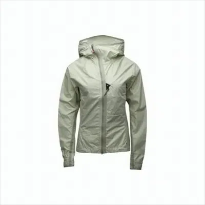 Klättermusen Lightweight Fitted Jacket With Hood And Zipper Closure In White