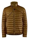 Klättermusen Lopt Zip-front Quilted Jacket In Brown
