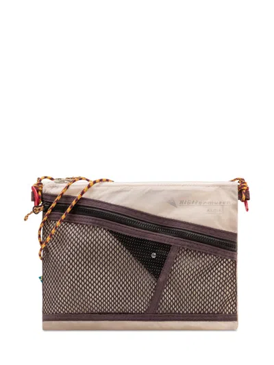 Klättermusen Medium Knitted Handbag In Putty Grey