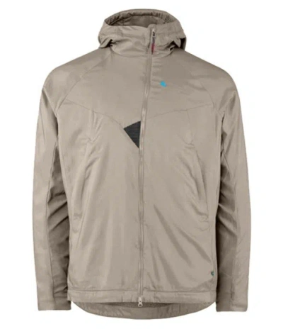 Klättermusen Men's Dri-fit Hooded Jacket In Fossil Tan