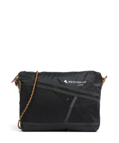 Klättermusen Mini Eco-friendly Knitted Handbag In Raven