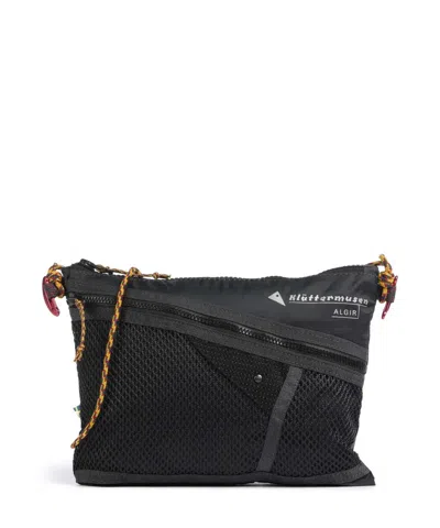 Klättermusen Mini Knitted Handbag In Raven