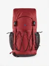 Klättermusen Red Polyamide Backpack With Mesh Side Pockets In White