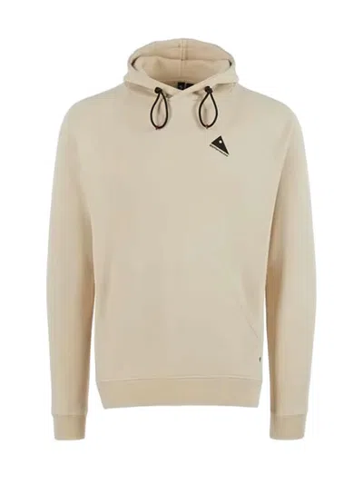 Klättermusen Soft Beige Hoodie With Kangaroo Pocket In Neutral