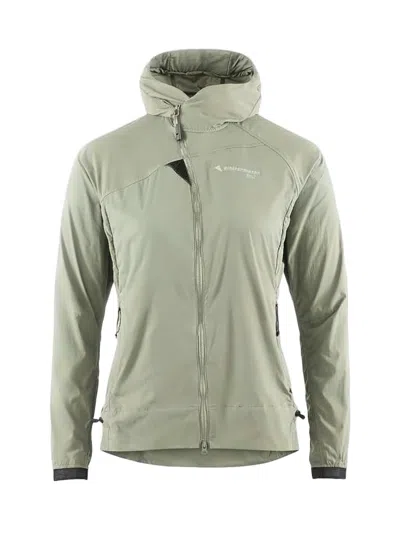 Klättermusen Streamlined Green Klattermusen Jacket With Zippered Hood