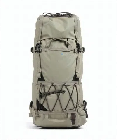 Klättermusen Structured Roll-top Backpack With Adjustable Straps And Utility Design In White