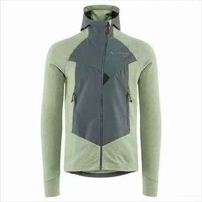 Klättermusen Tailored Two-tone Activewear Jacket In Green