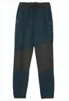 Klättermusen Textured Fabric Straight Pants With Elastic Waistband In Multi