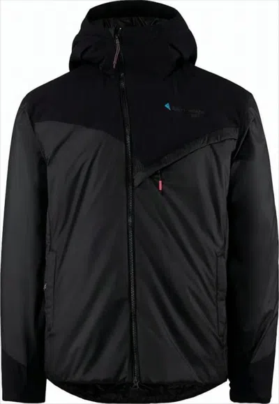 Klättermusen Two-tone Klattermusen Insulated Jacket With Adjustable Hood In Black