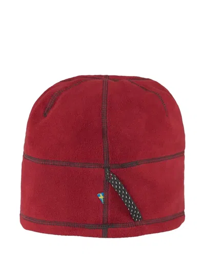 Klättermusen Uller Fleece-paneled Beanie In Red