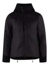 Klättermusen Urd Hooded Panelled Jacket In Black