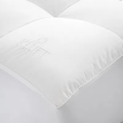 Kluft Down Mattress Pad, Queen In White