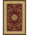 Km Home Closeout  Navelli 1318 Area Rug In Red