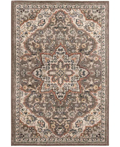 Km Home Closeout!  Poise Pse-7230 3'3" X 5' Area Rug In Coffee
