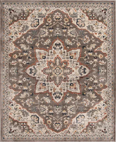 Km Home Closeout!  Poise Pse-7230 7'10" X 9'10" Area Rug In Coffee