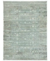 KM HOME CLOSEOUT KM HOME SILVANO SIL 01 GREEN AREA RUG
