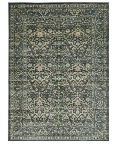 Km Home Closeout  Silvano Sil 03 Brown Area Rug