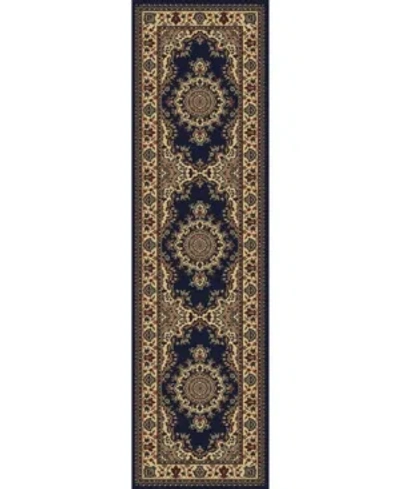 Km Home Closeout!  Umbria 1191 2'2" X 7'7" Runner Rug In Blue