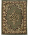 Km Home Closeout!  Umbria 1191 7'9" X 11' Area Rug In Green
