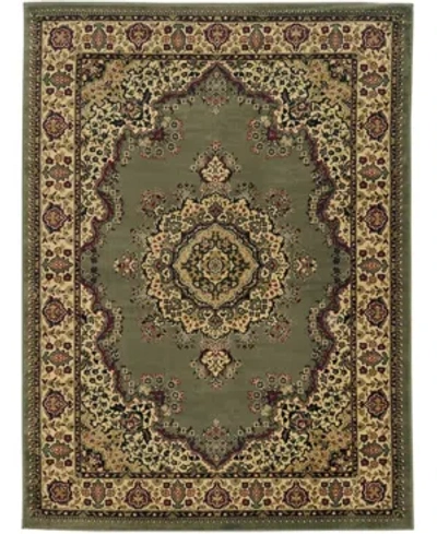 Km Home Closeout!  Umbria 1191 7'9" X 11' Area Rug In Green